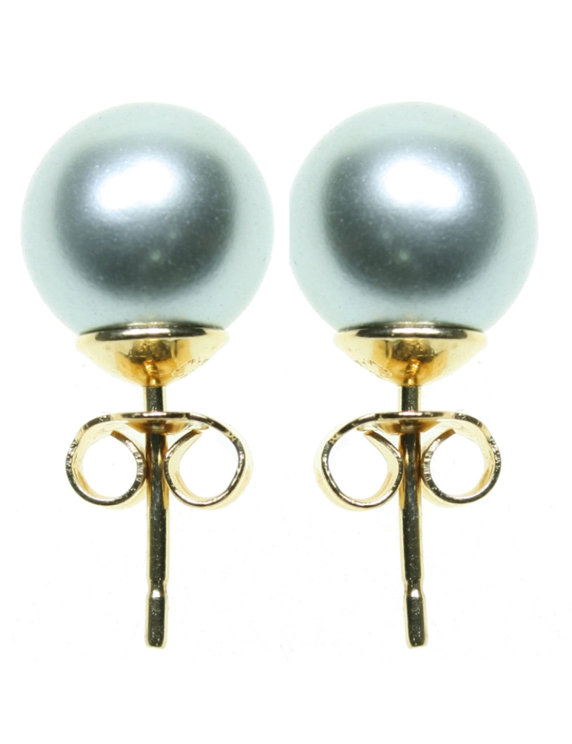 imagem de Pendientes Perlas Mallorca P.gris 10mm. Pm-730901