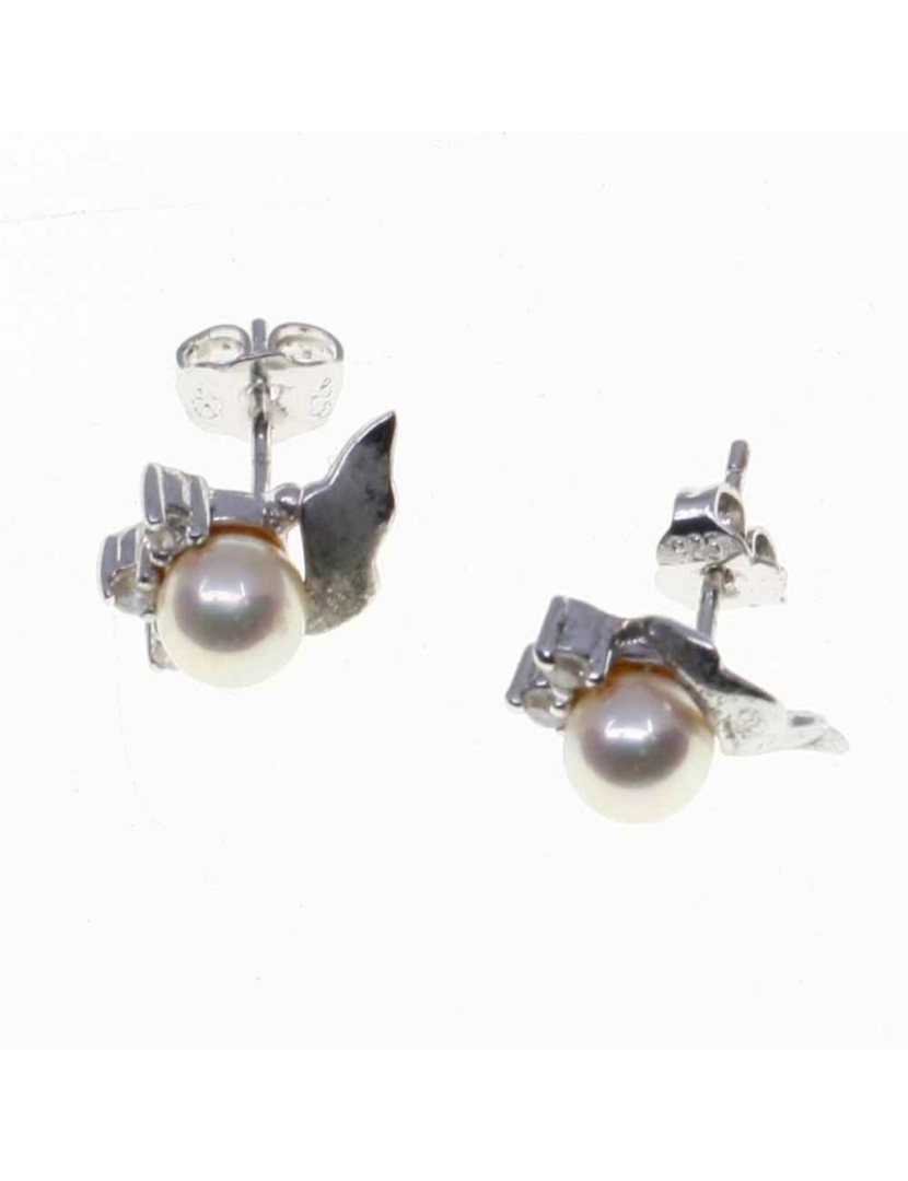 imagem de Pendientes Orquidea 60882 Perlas Plata3