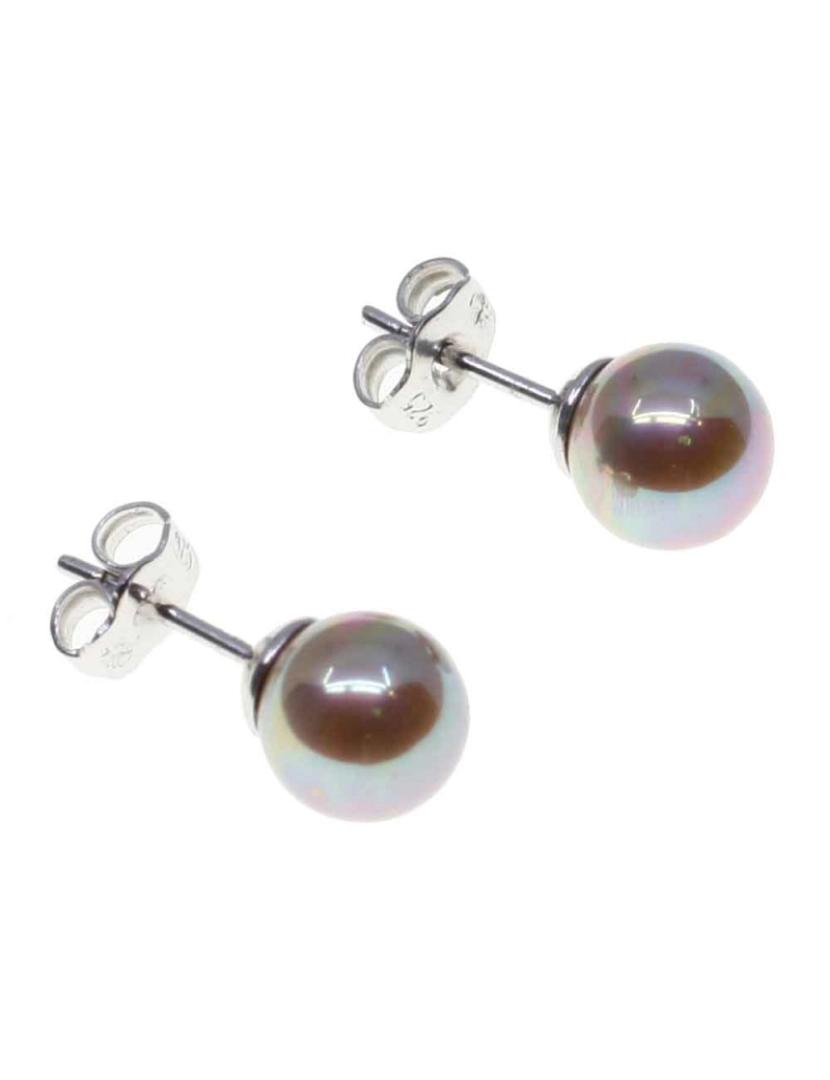 imagem de Pendientes Orquidea 72048 Perlas Plata3