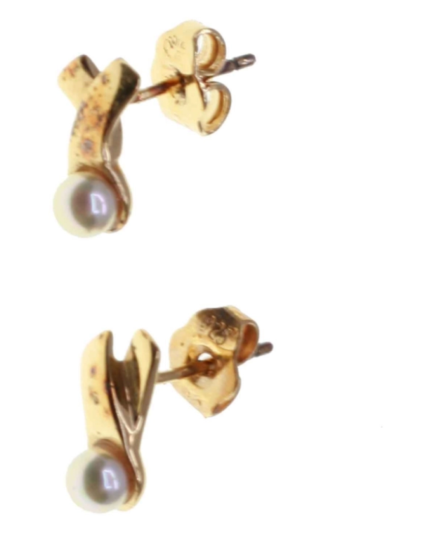 imagem de Pendientes Orquidea 61088 Perla Chapados3