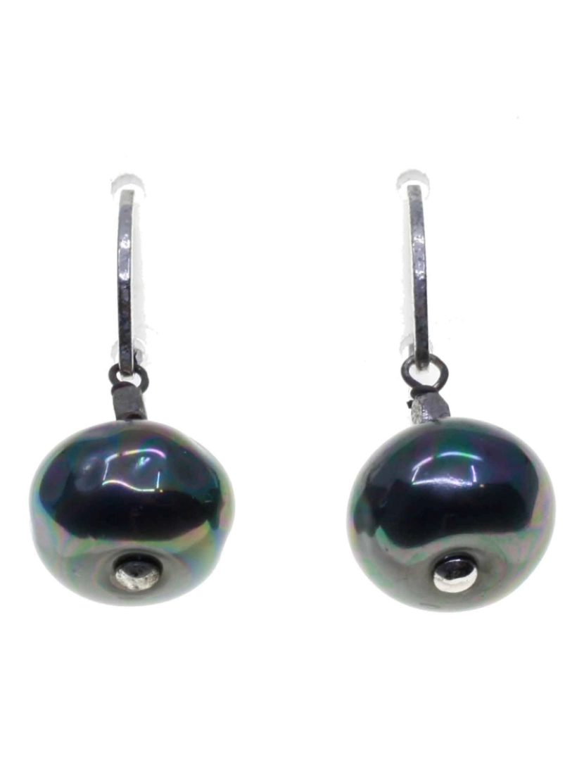 imagem de Pendientes Orquidea 72133 Perla Plata1