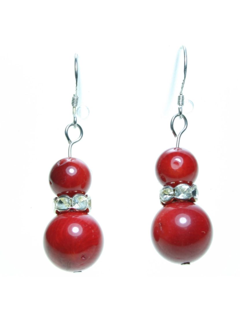 imagem de Pendientes Charonia Jaspe Rojo1