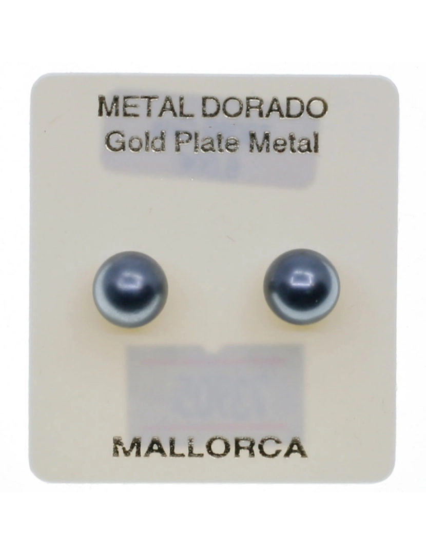 imagem de Mallorca 73089 Pendientes Perla Gris2