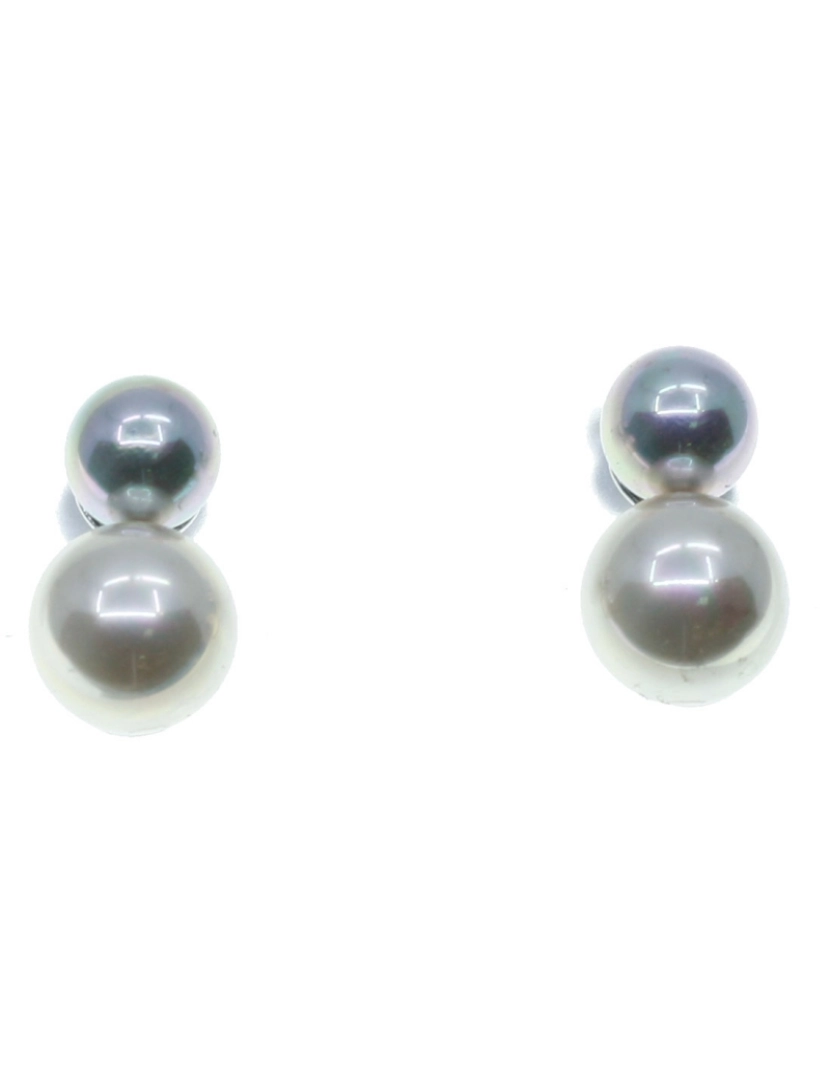 Orquidea - Pendientes Orquidea 32526 Pendientes Plata 2 Perlas