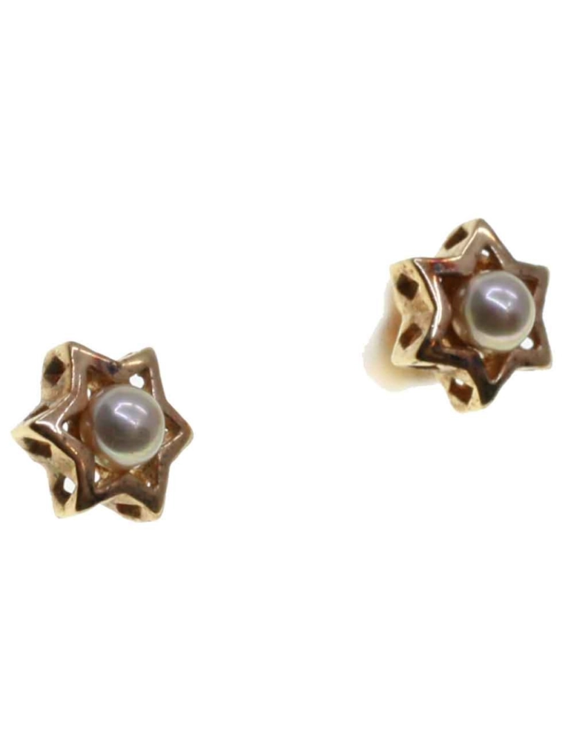 imagem de Pendientes Orquidea Oq-60974 Perla Chapado2