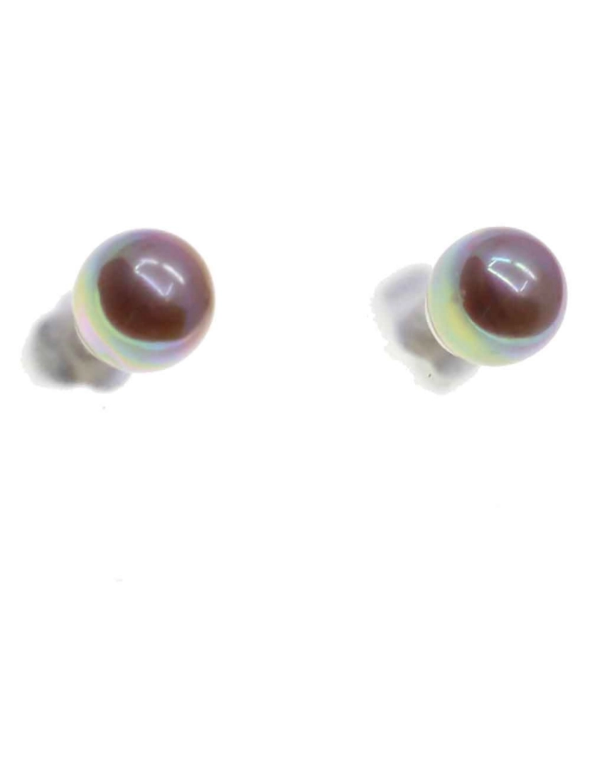 imagem de Pendientes Orquidea 72047 Perla Plata1