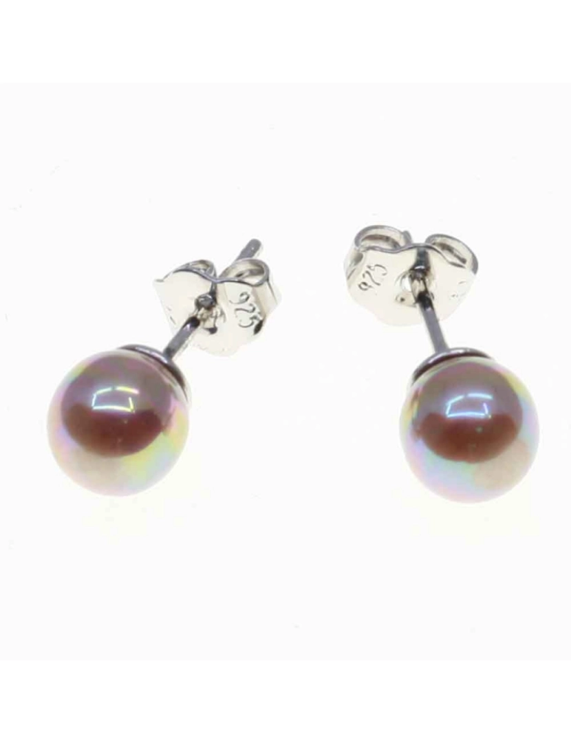 imagem de Pendientes Orquidea 72047 Perla Plata2