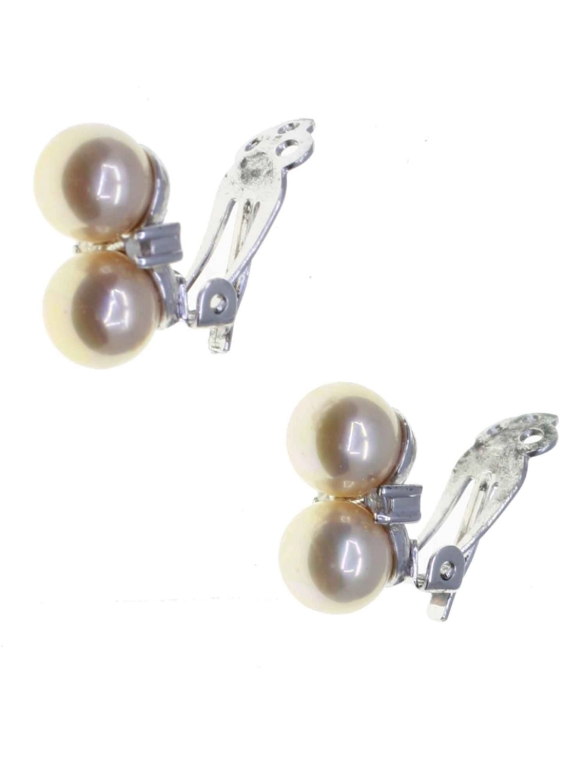 Orquidea - Pendientes Orquidea 39984 2 Perlas Plata