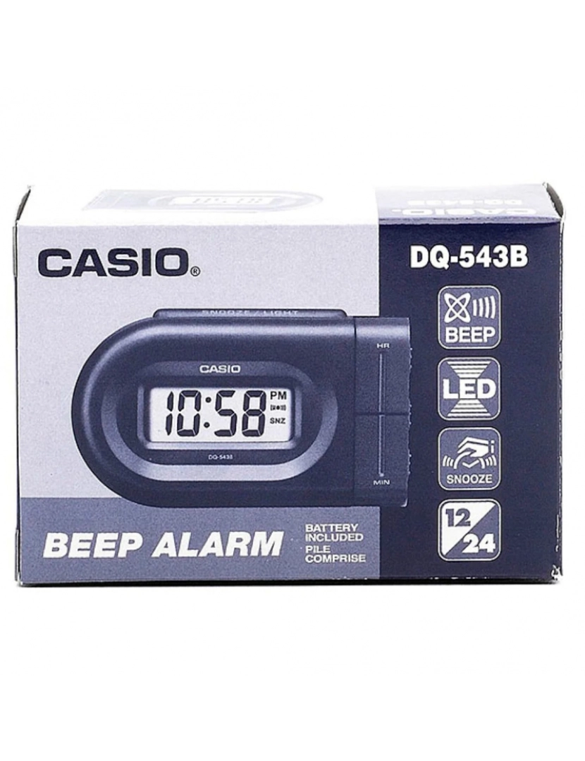 imagem de Despertador Casio Dq-543b-1ef Digital Alarma Luz Repetición5