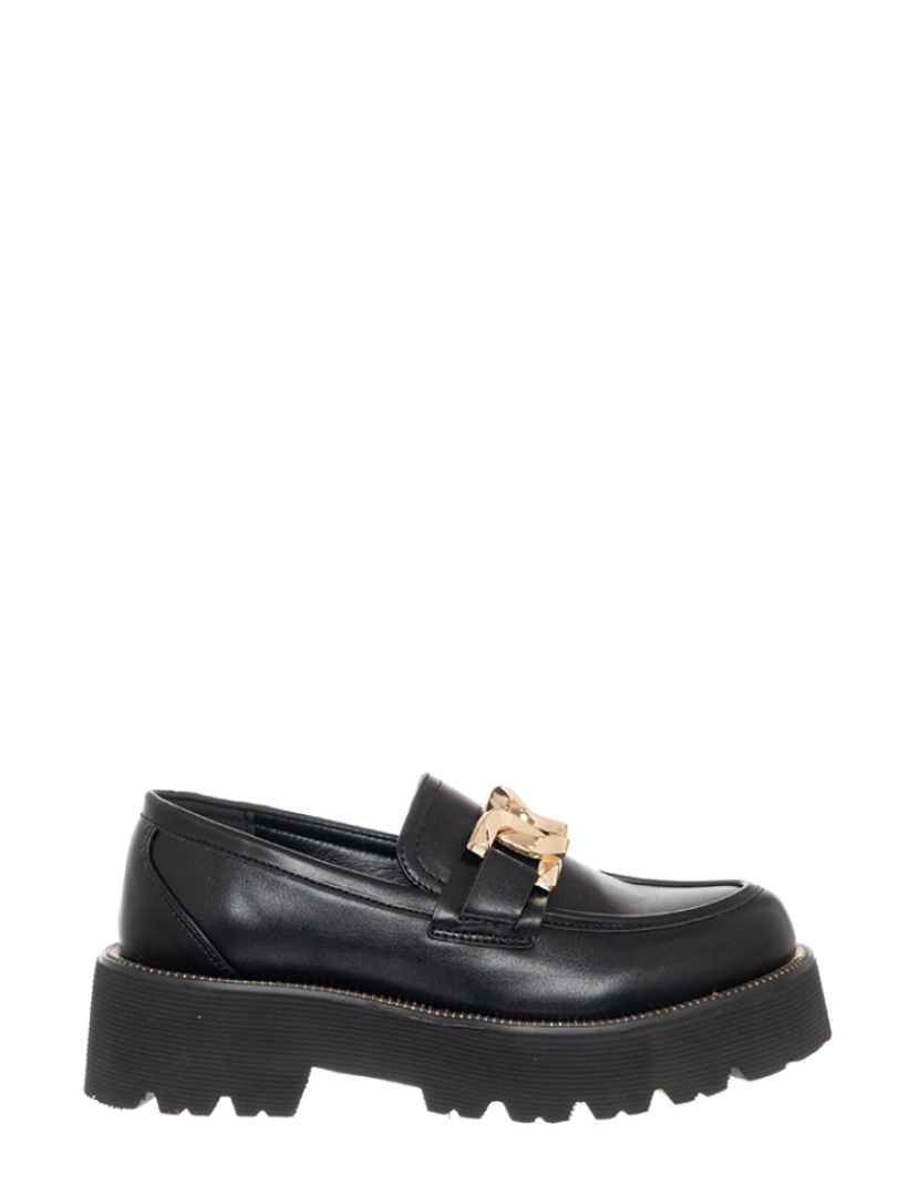 Loretta By Loretta - Mocassins Preto e Prateado