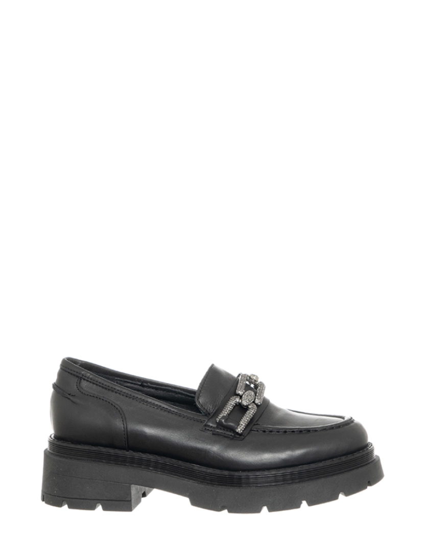 Loretta Pettinari - Mocassins Sauvage Preto Cdf Fume Senhora