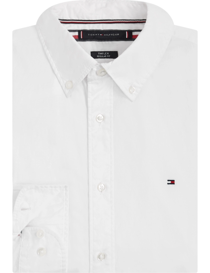 imagem de Tommy Hilfiger Core Flex Poplin Branco4