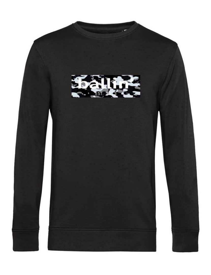 imagem de Ballin Est. 2013 Camo Block Sweater Negro1