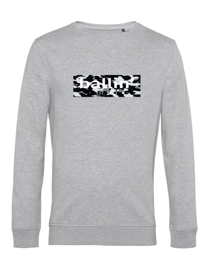 Ballin Est. 2013 - Ballin Est. 2013 Camo Block Sweater Cinza