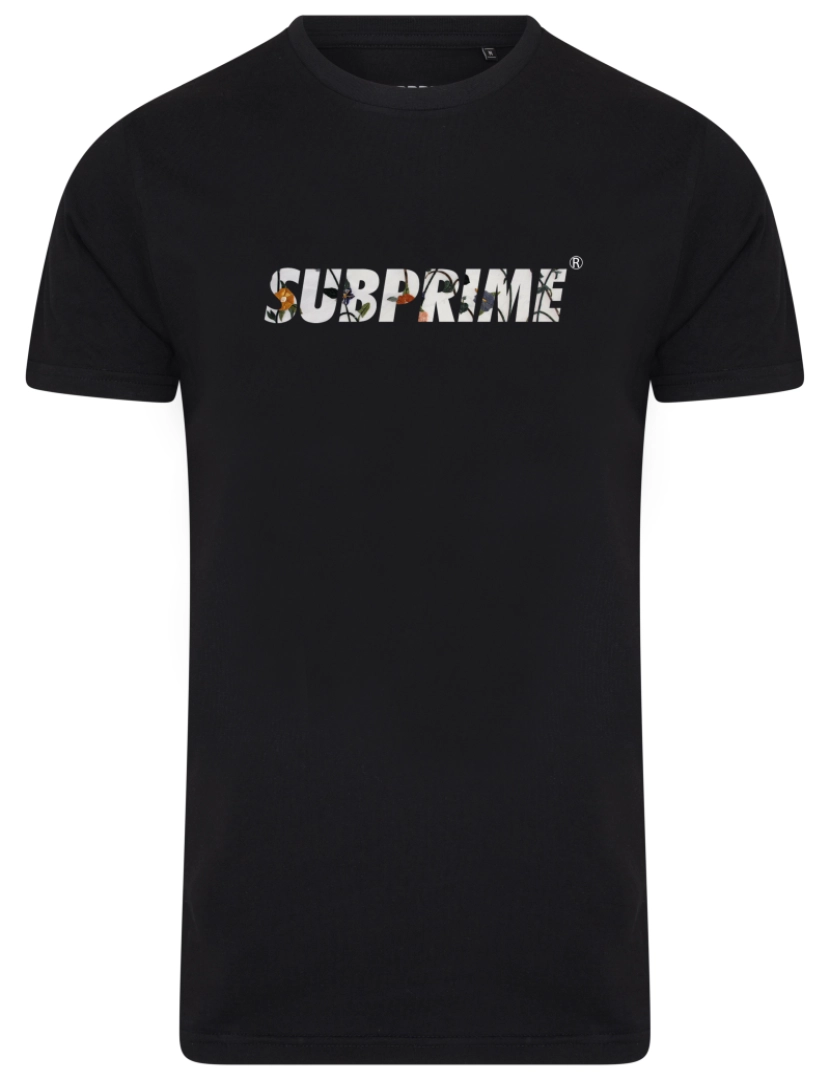 Subprime - Subprime Shirt Flower Black Negro