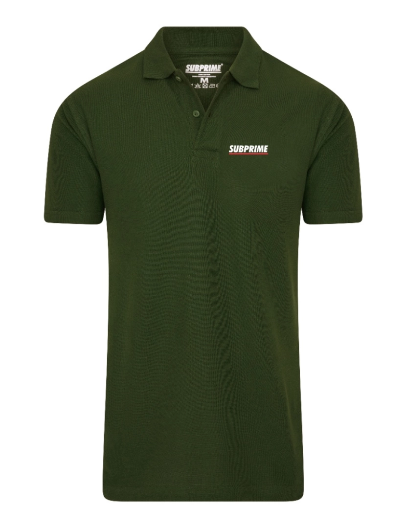 imagem de Subprime Polo Stripe Army Verde1