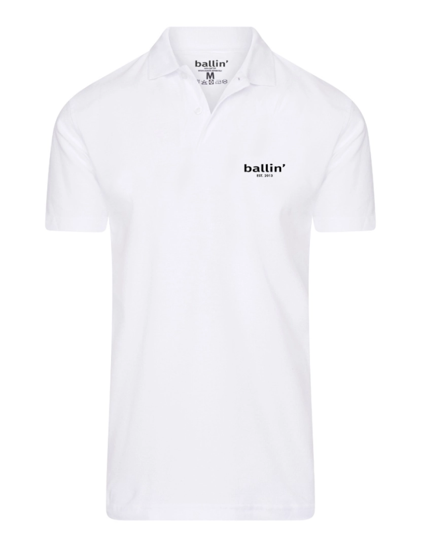 Ballin Est. 2013 - Ballin Est. 2013 Basic Polo Branco