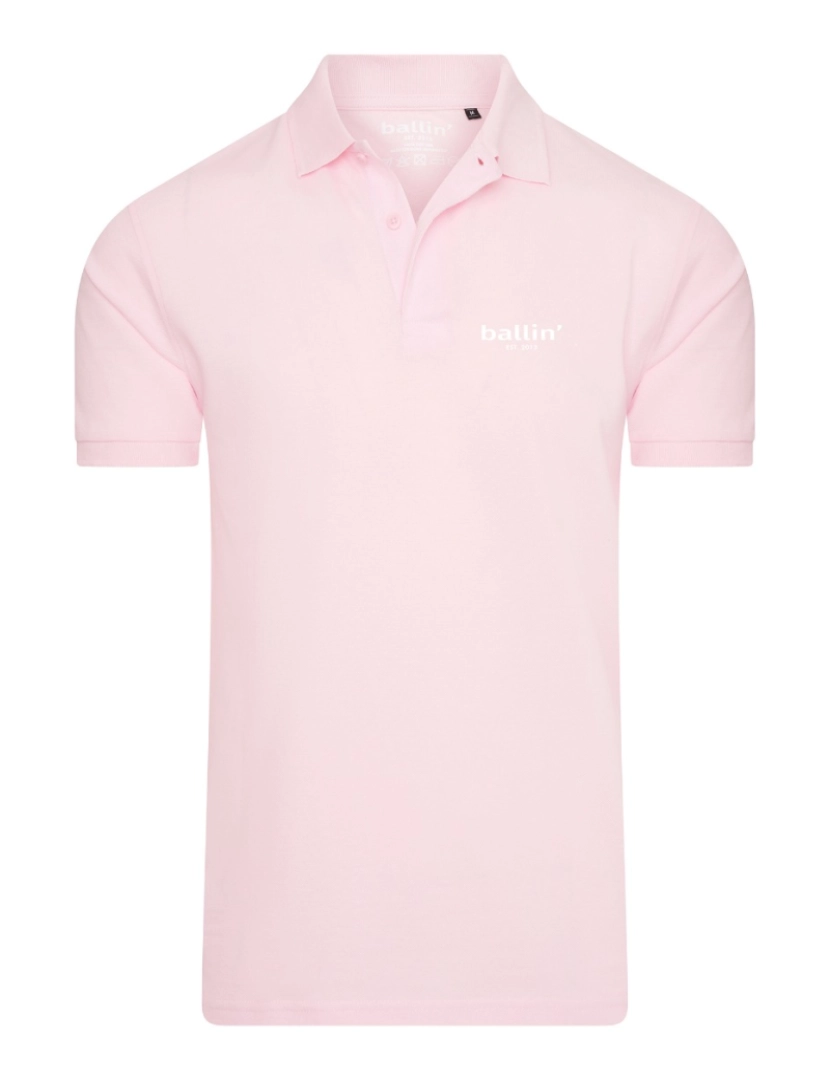 imagem de Ballin Est. 2013 Basic Polo Rosa1