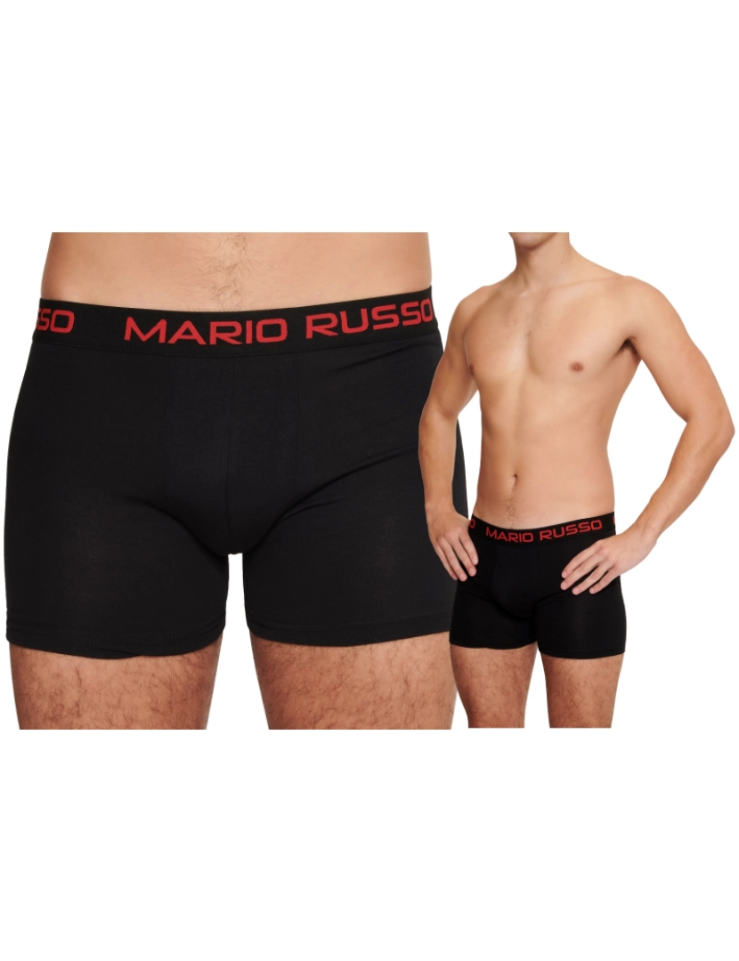 imagem de Mario Russo 10-Pack Basic Boxers Azul3