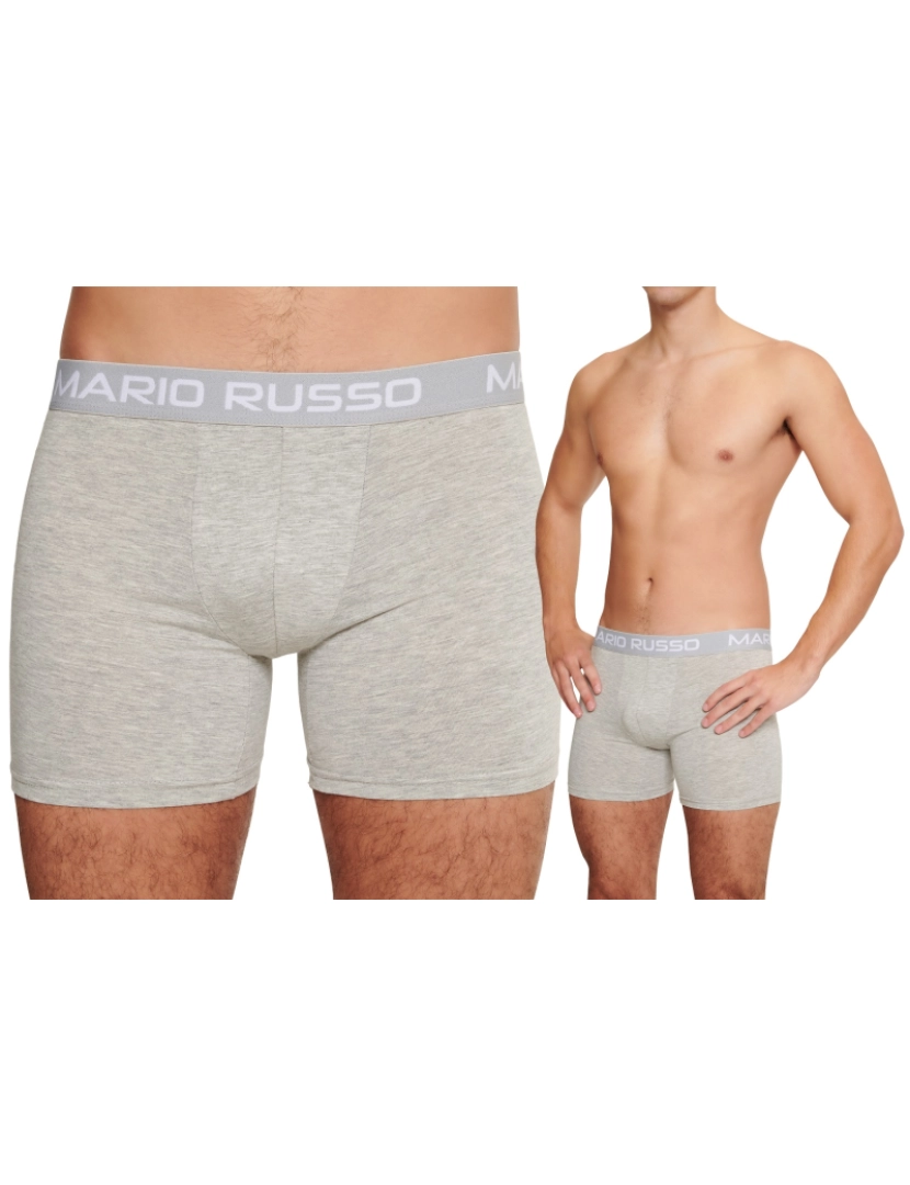 imagem de Mario Russo 10-Pack Basic Boxers Azul5