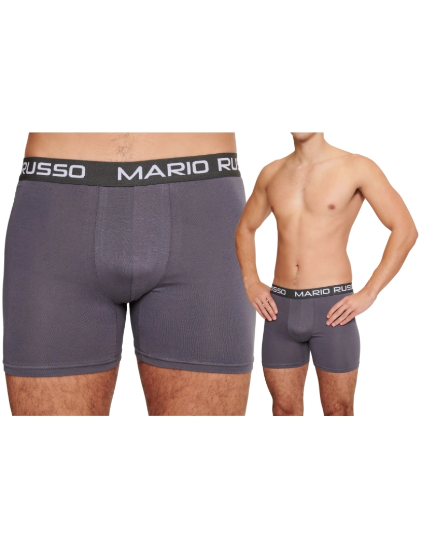 imagem de Mario Russo 10-Pack Basic Boxers Azul6