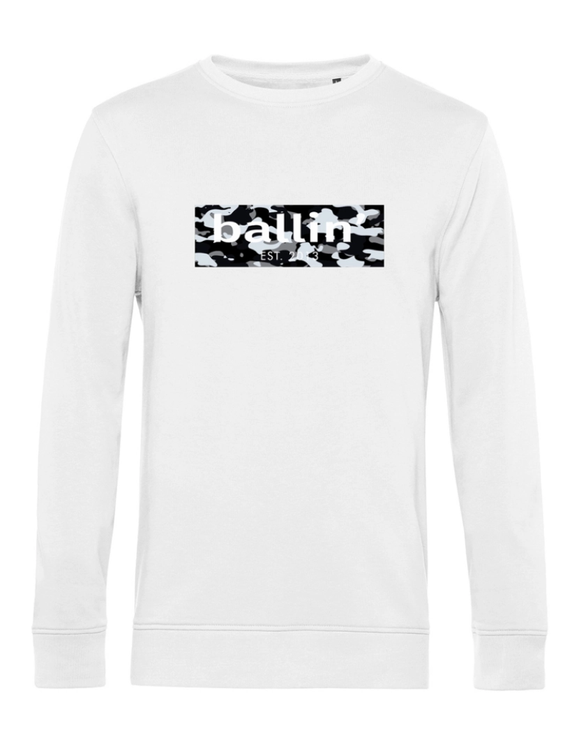 imagem de Ballin Est. 2013 Camo Block Sweater Branco1