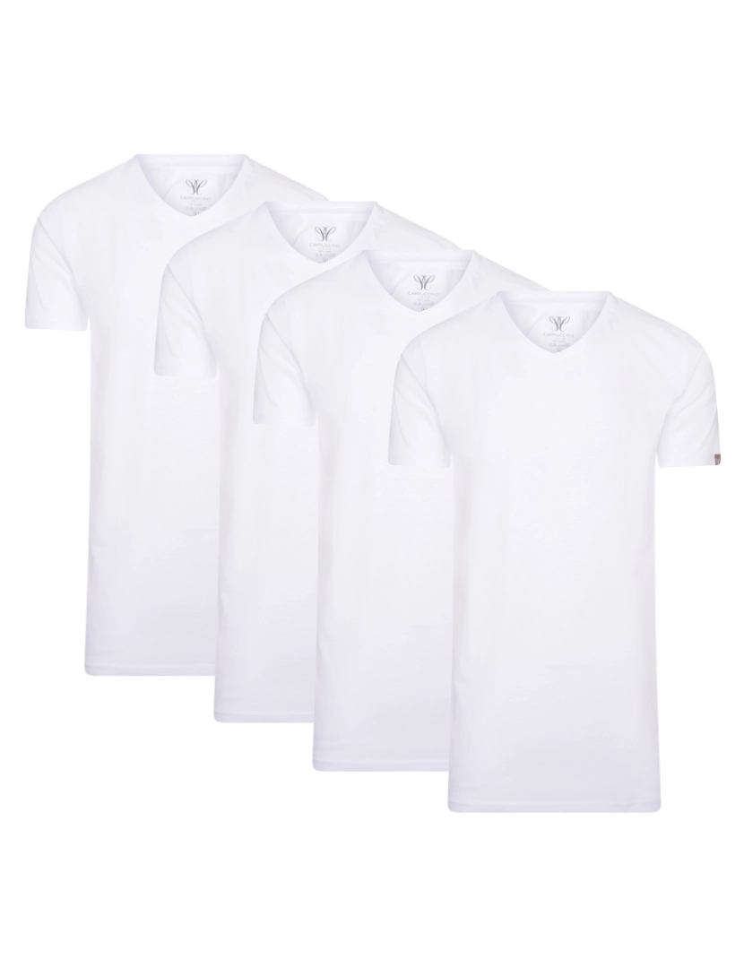 imagem de Cappuccino Italia 4-Pack T-shirts Branco2