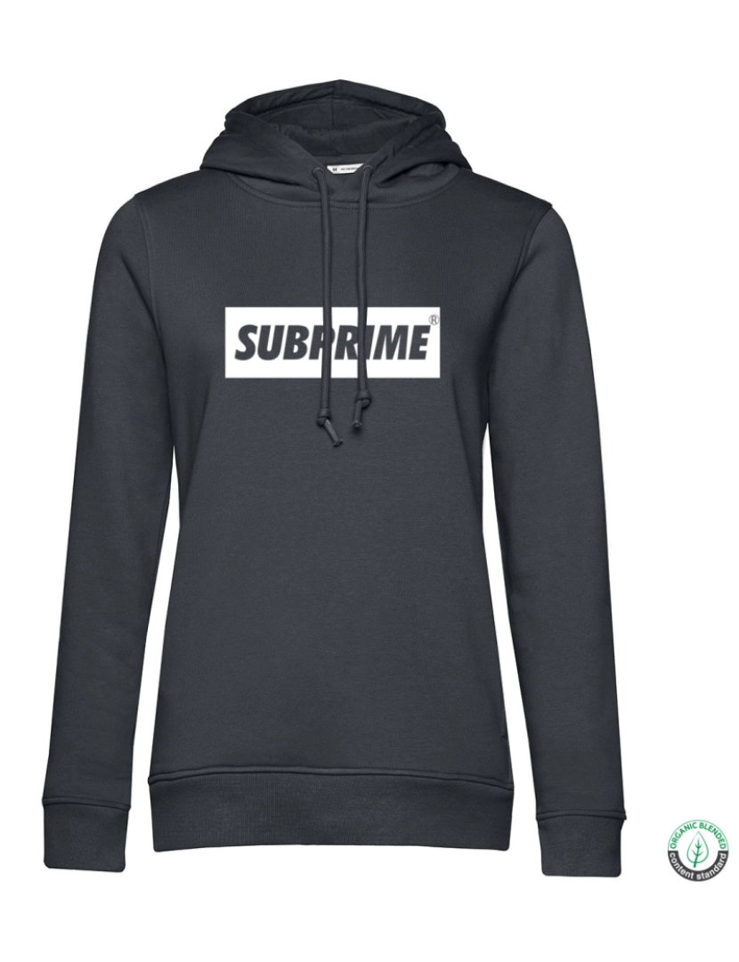 Subprime - Subprime Hoodie Block Antraciet Cinza