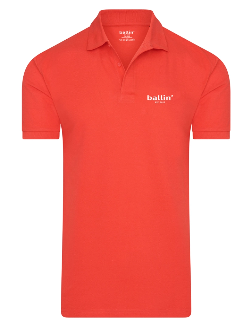 Ballin Est. 2013 - Ballin Est. 2013 Basic Polo Vermelho