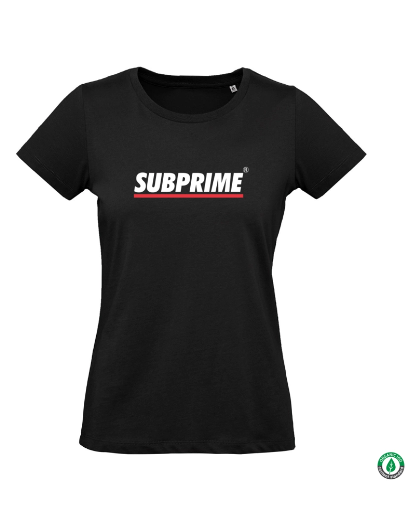 imagem de Subprime Wmn Tee Stripe Black Negro1