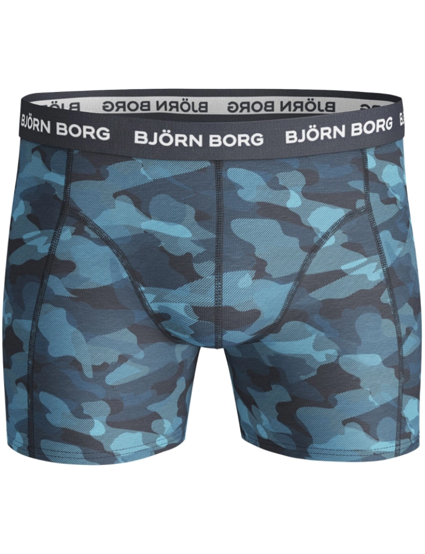 imagem de Björn Borg 3-Pack Boxers Total Eclipse Shade Azul4