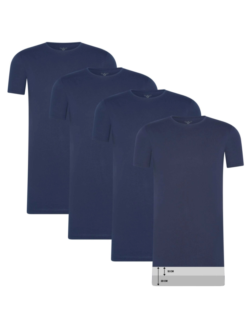 Cappuccino Italia - Cappuccino Italia 4-Pack T-shirts Azul