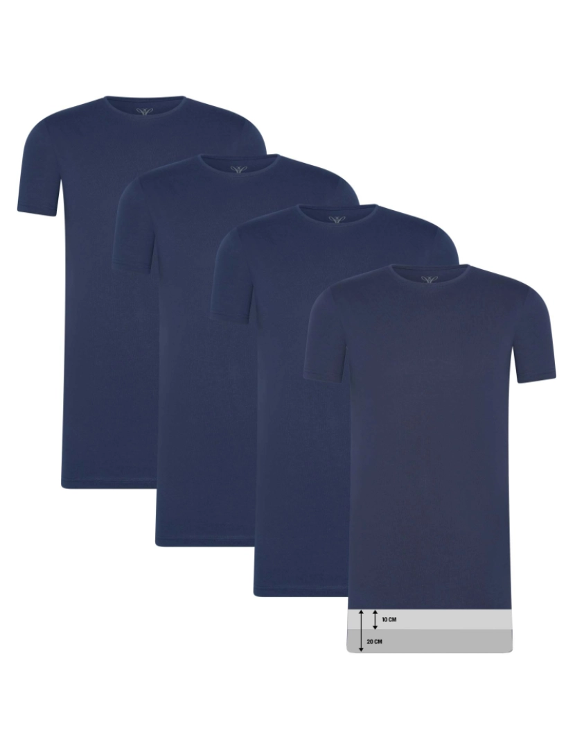 imagem de Cappuccino Italia 4-Pack T-shirts Azul2