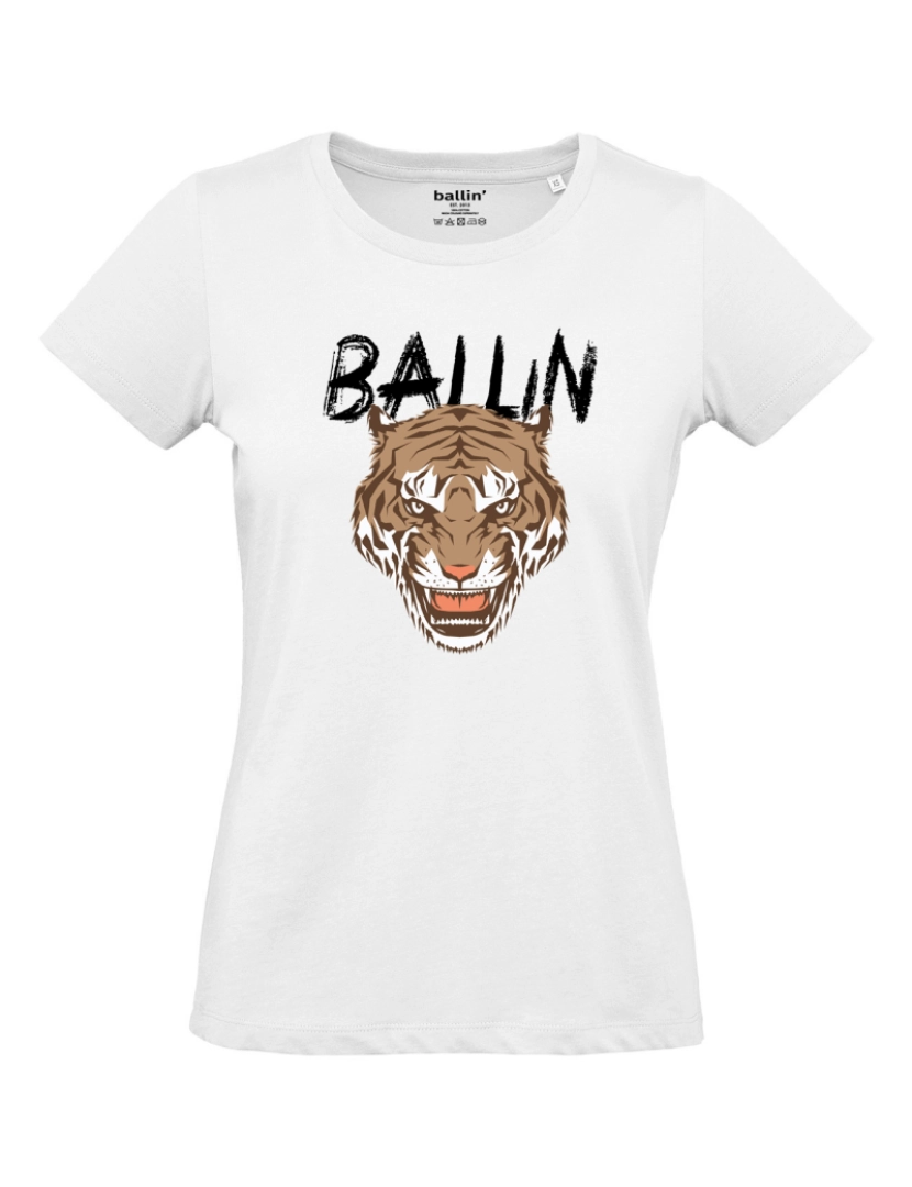 imagem de Ballin Est. 2013 Tiger Shirt Branco1