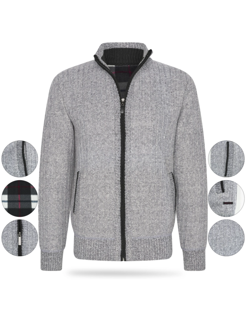 imagem de Cappuccino Italia Bounded Jacket Grijs Cinza3