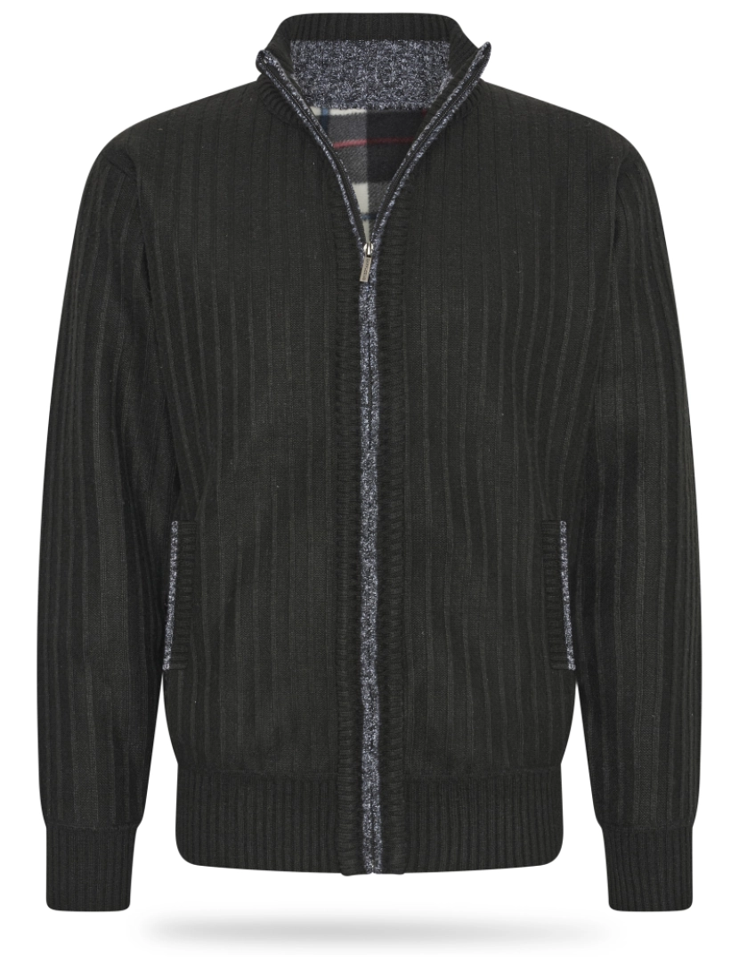 imagem de Cappuccino Italia Bounded Jacket Zwart Negro1