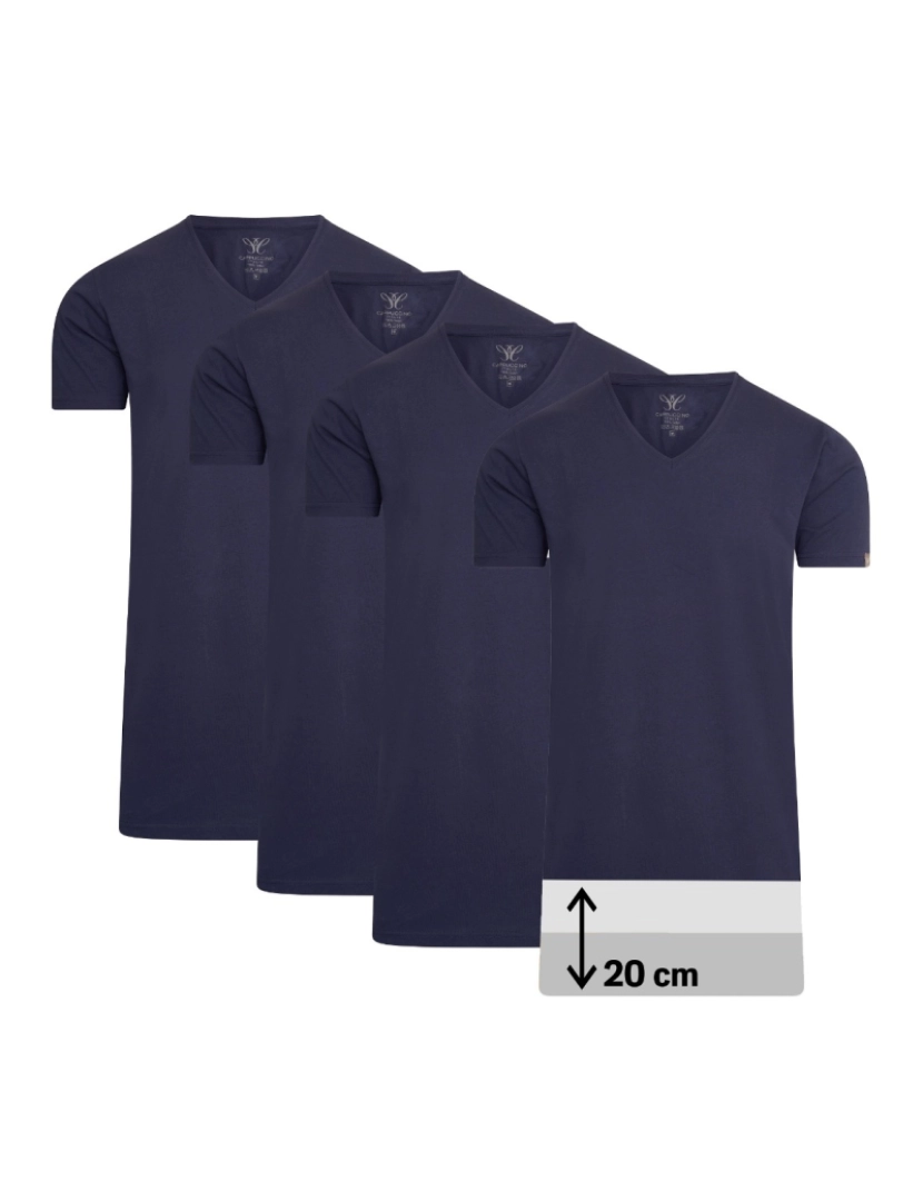 imagem de Cappuccino Italia 4-Pack T-shirts Azul2