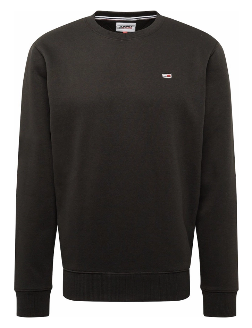 imagem de Tommy Jeans Flag Patch Sweater Negro2