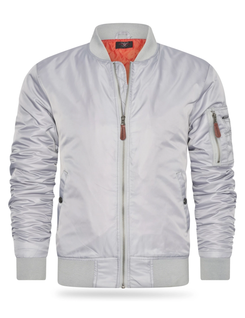 imagem de Cappuccino Italia Navy Seal Jacket Grijs Cinza1