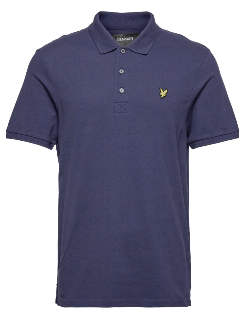 Lyle & Scott - Lyle & Scott Plain Polo Shirt Azul