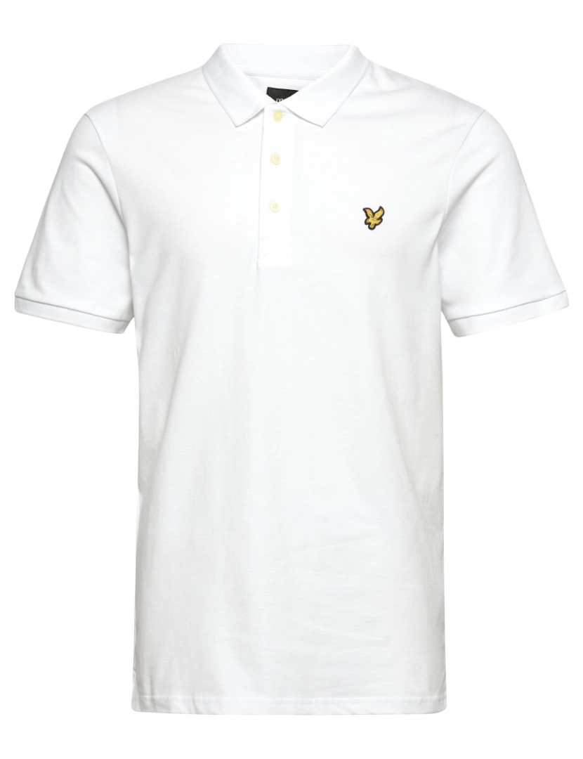 Lyle & Scott - Lyle & Scott Plain Polo Shirt Branco