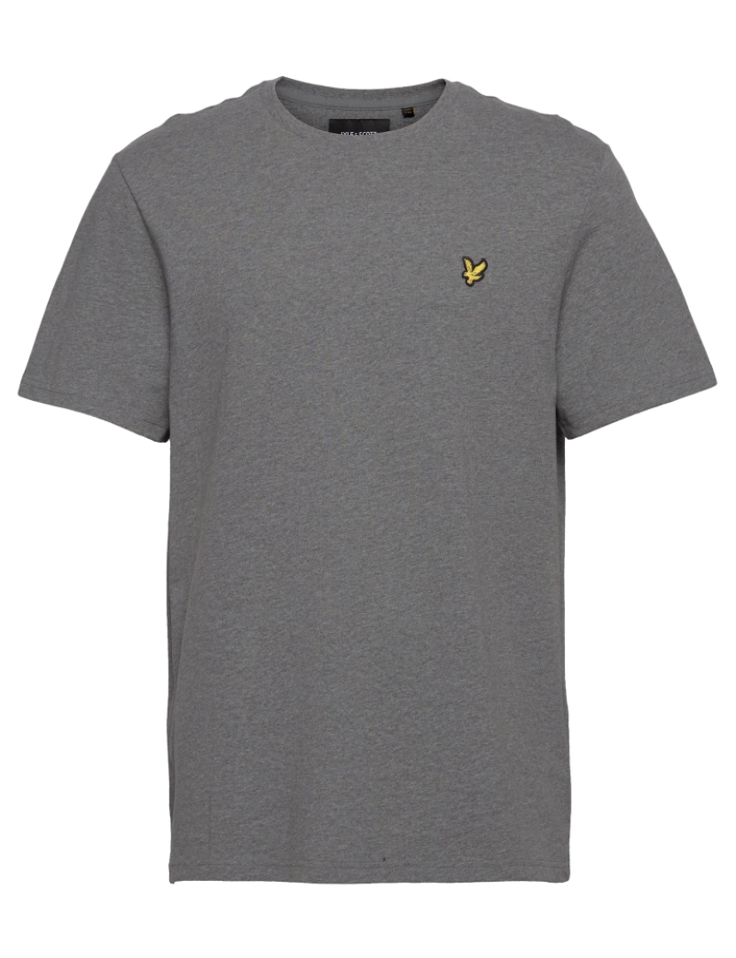 imagem de Lyle & Scott Plain T-Shirt Cinza2