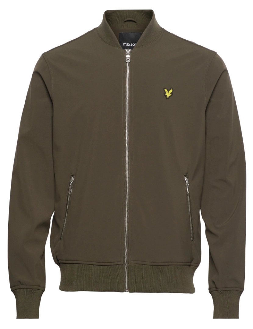 imagem de Lyle & Scott Softshell Bomber Jacket Verde2