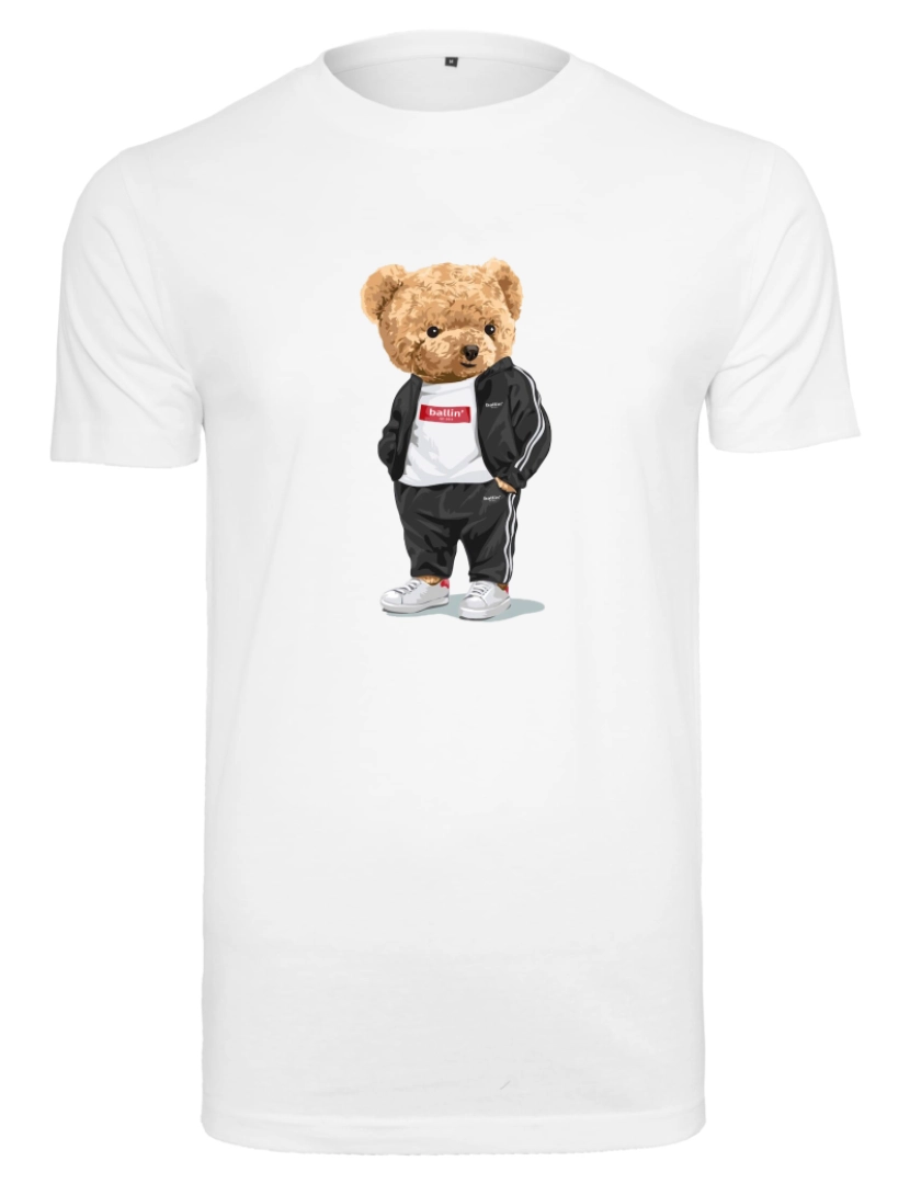 imagem de Ballin Est. 2013 Bear Tracksuit Tee Branco1