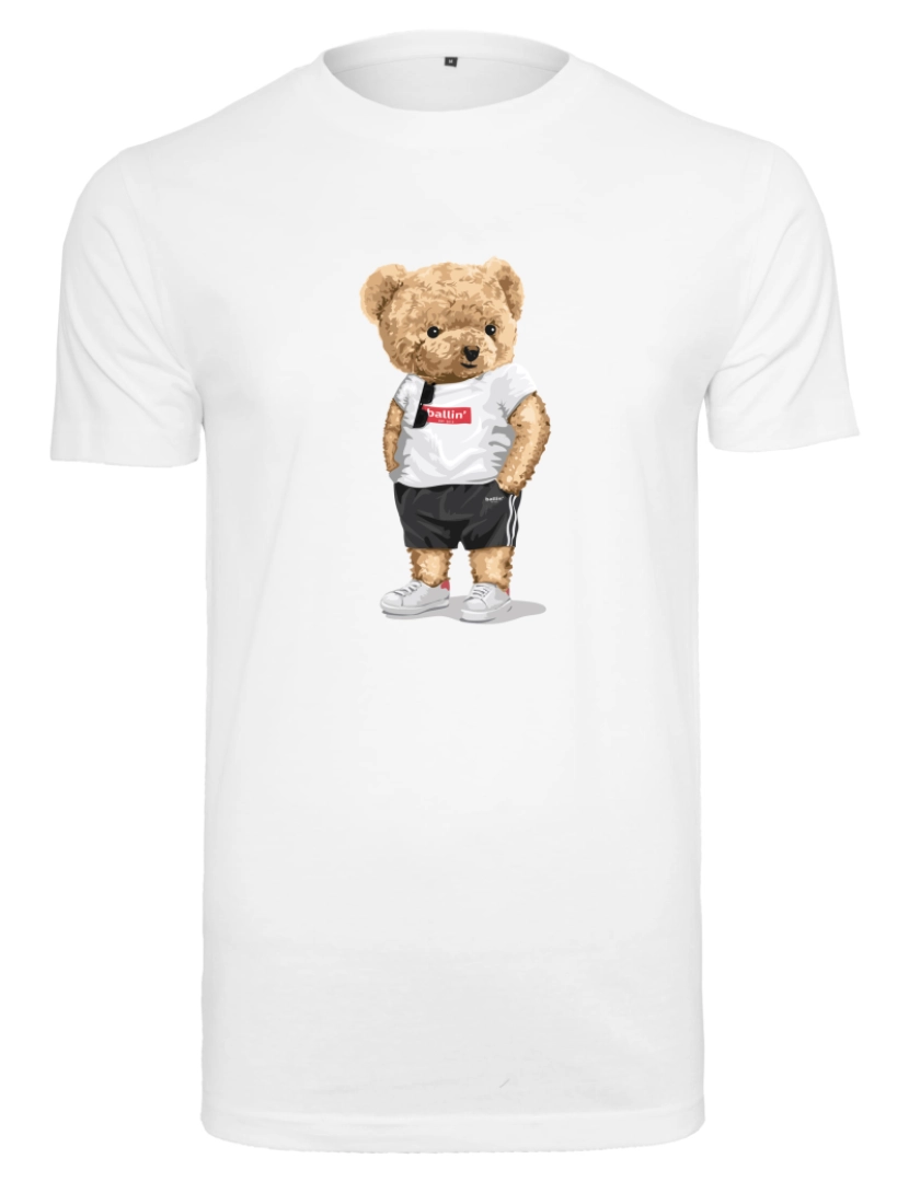 imagem de Ballin Est. 2013 Bear Summer Vibe Tee Branco1