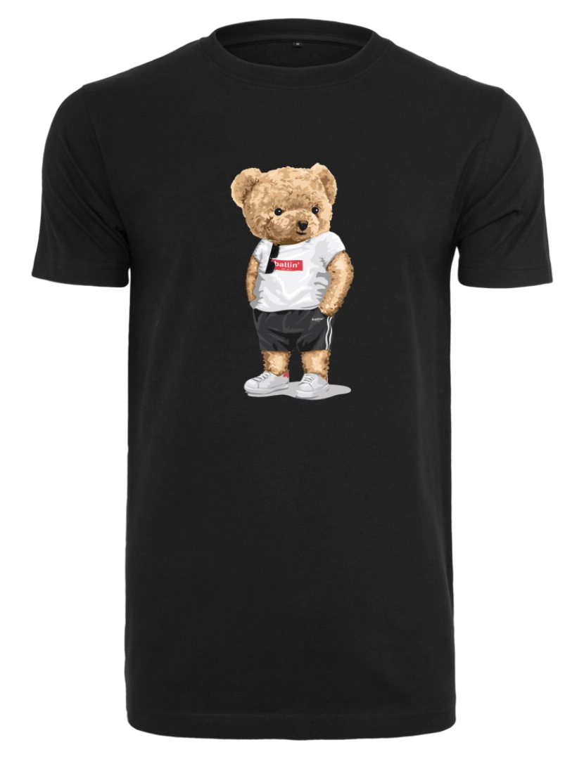 imagem de Ballin Est. 2013 Bear Summer Vibe Tee Negro1