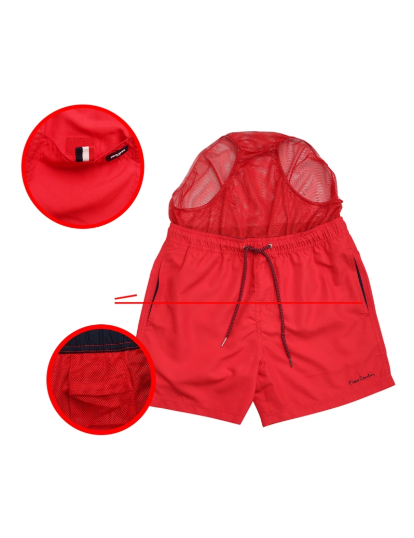 imagem de Pierre Cardin Swim Short Vermelho3