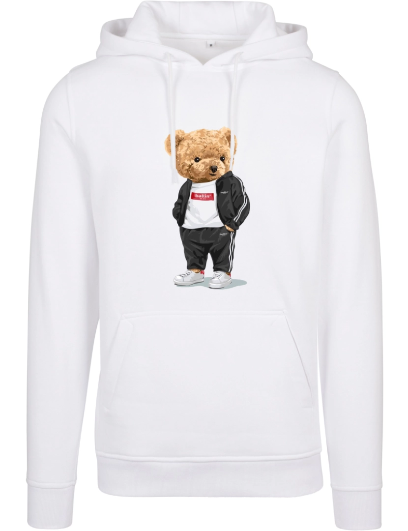 imagem de Ballin Est. 2013 Bear Tracksuit Hoodie Branco1