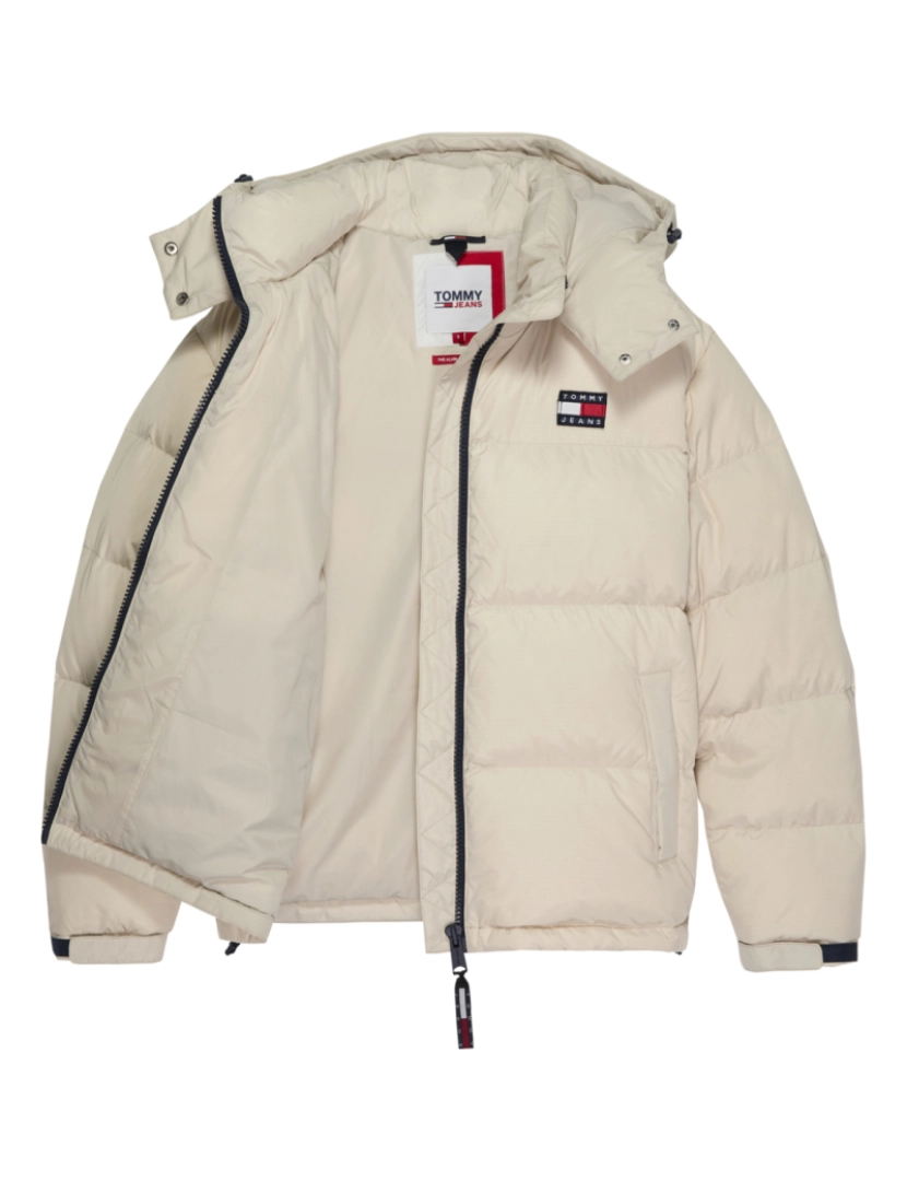 imagem de Tommy Jeans Alaska Puffer Jacket Bege4