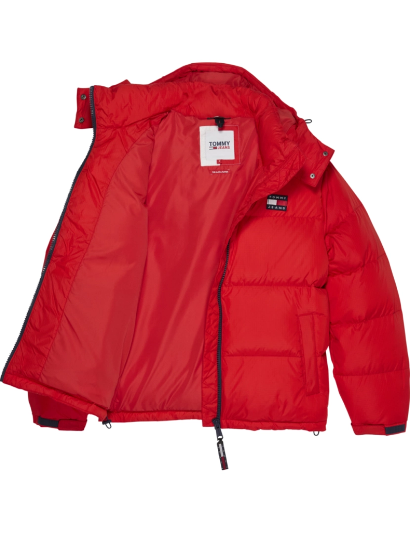 imagem de Tommy Jeans Alaska Puffer Jacket Vermelho4